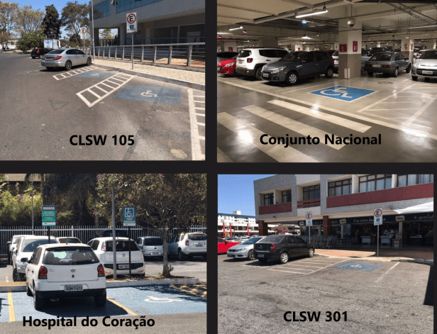 Quatro Estacionamentos