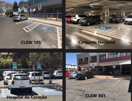 quatro-estacionamentos