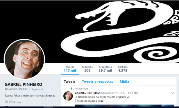 Idosos Estão Fazendo a Diferença Gabriel