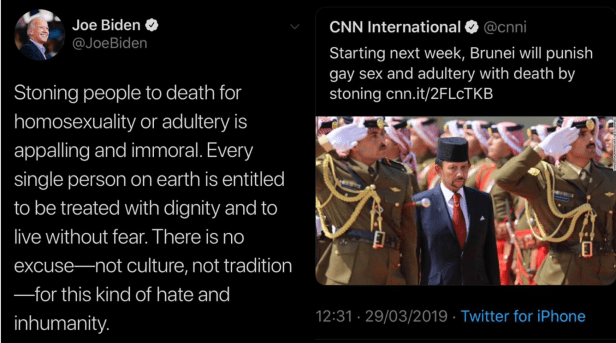 Esquerdista Joe Biden