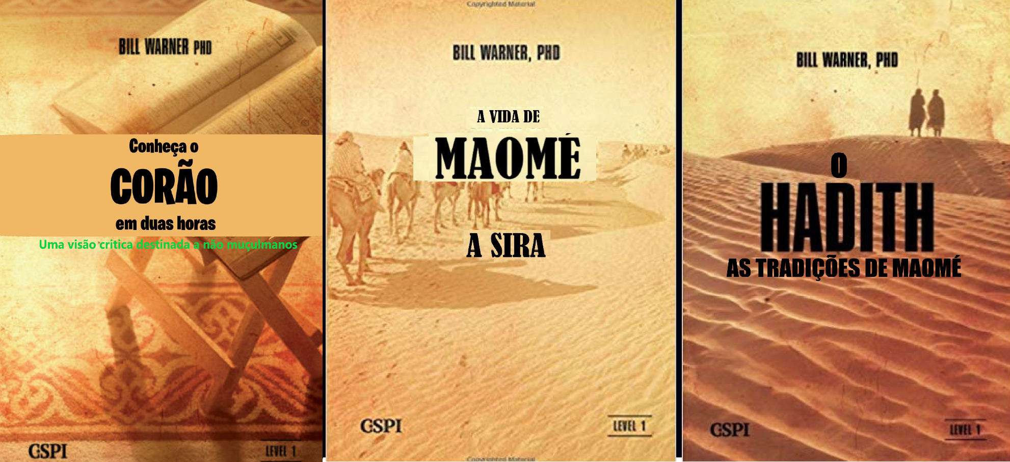 Capas Corão, Sira e Hadith