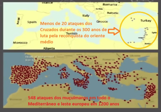 1400 ataques dos Cruzados