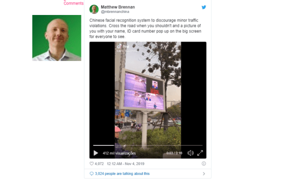 Sistema de Crédito Social Chinês_Tweet